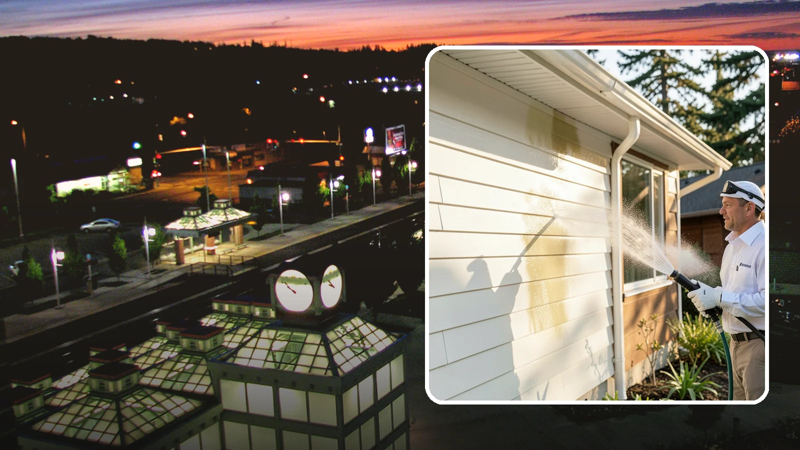 Exterior House Cleaning in Auburn, King County, WA - Exterior house cleaning tackles the full outside of your home, from siding and soffits to trim and entry areas dulled by...