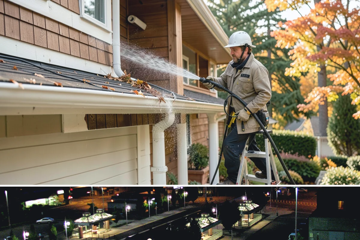 Exterior House Cleaning in Auburn, King County, WA - Plan for the warmer months of late spring to early autumn when surfaces dry quickly between cleaning steps.