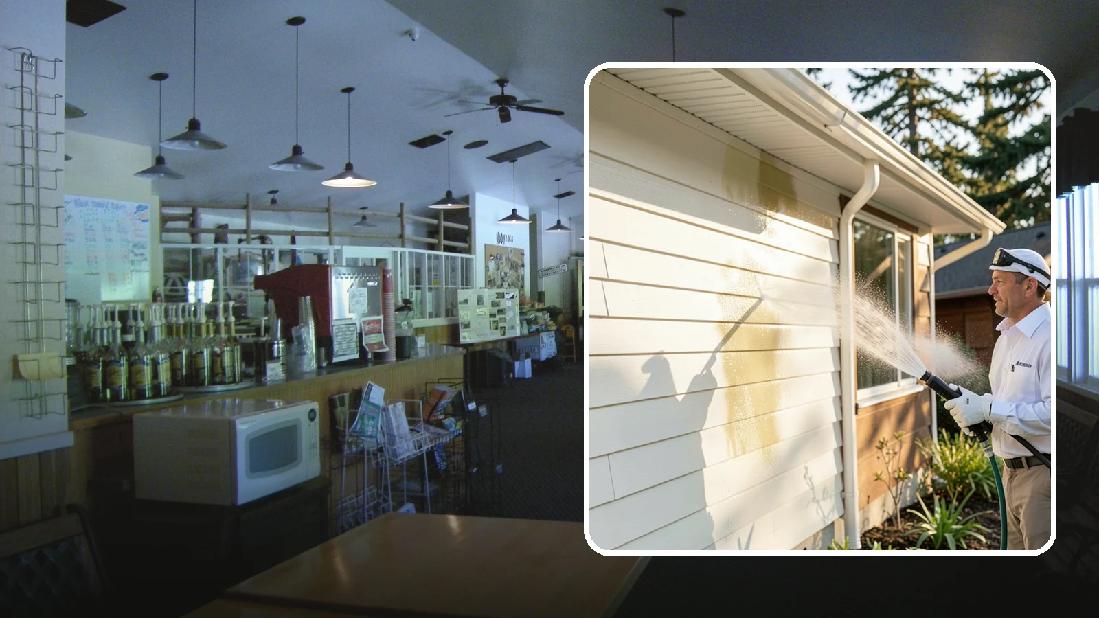 Exterior House Cleaning in Black Diamond, King County, WA - Exterior house cleaning tackles the full outside of your home, from siding and soffits to trim and entry areas dulled by...