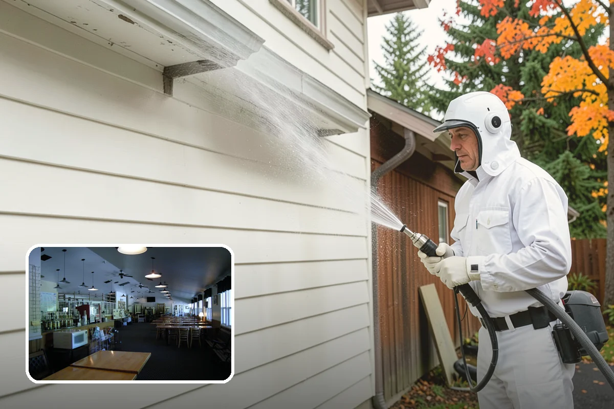 Exterior House Cleaning in Black Diamond, King County, WA - Covers the whole envelope, not just the obvious walls