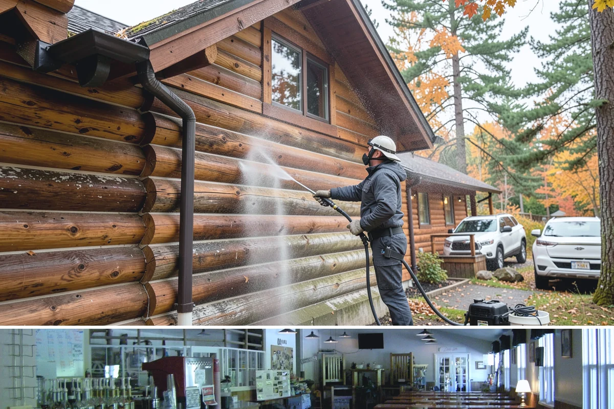 Exterior House Cleaning in Black Diamond, King County, WA - Plan for the warmer months of late spring to early autumn when surfaces dry quickly between cleaning steps.