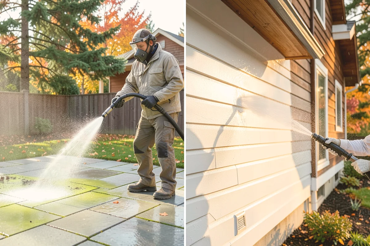 Exterior House Cleaning in Bothell, King County, WA - Walk the perimeter and map every surface needing attention