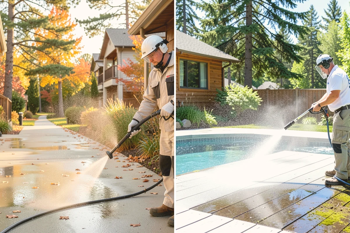 Exterior House Cleaning in Brier, Snohomish County, WA - Walk the perimeter and map every surface needing attention
