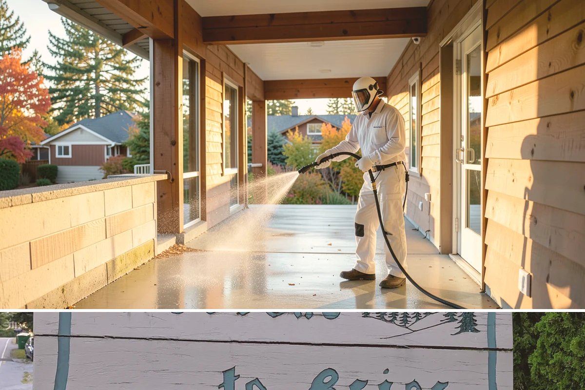 Exterior House Cleaning in Brier, Snohomish County, WA - Plan for the warmer months of late spring to early autumn when surfaces dry quickly between cleaning steps.