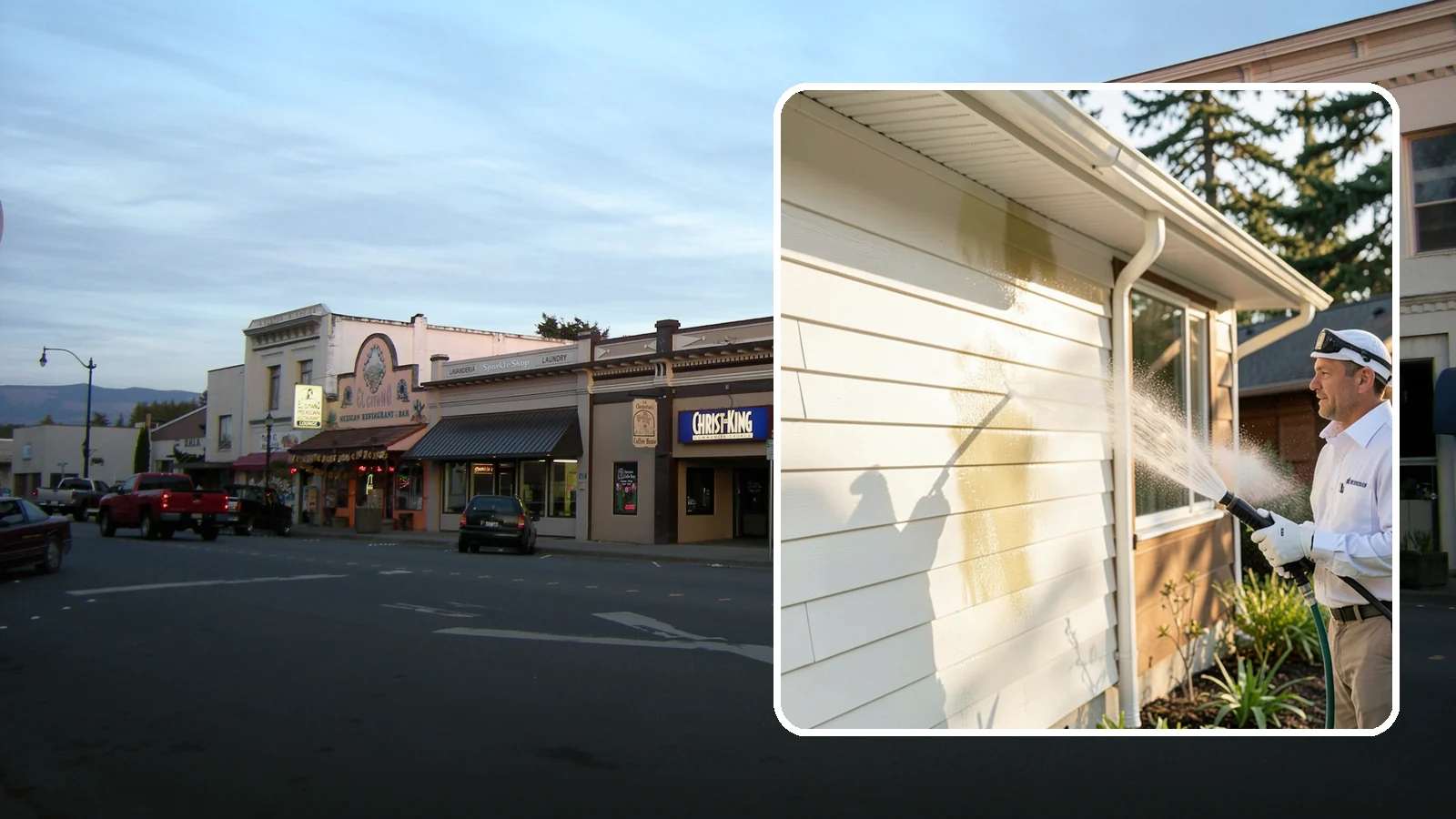 Exterior House Cleaning in Burlington, Skagit County, WA - Exterior house cleaning tackles the full outside of your home, from siding and soffits to trim and entry areas dulled by...
