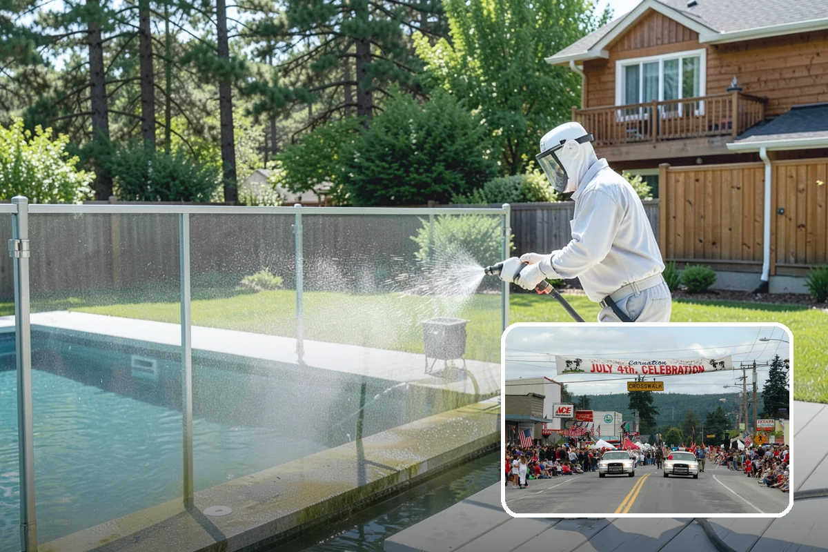 Exterior House Cleaning in Carnation, King County, WA - Covers the whole envelope, not just the obvious walls