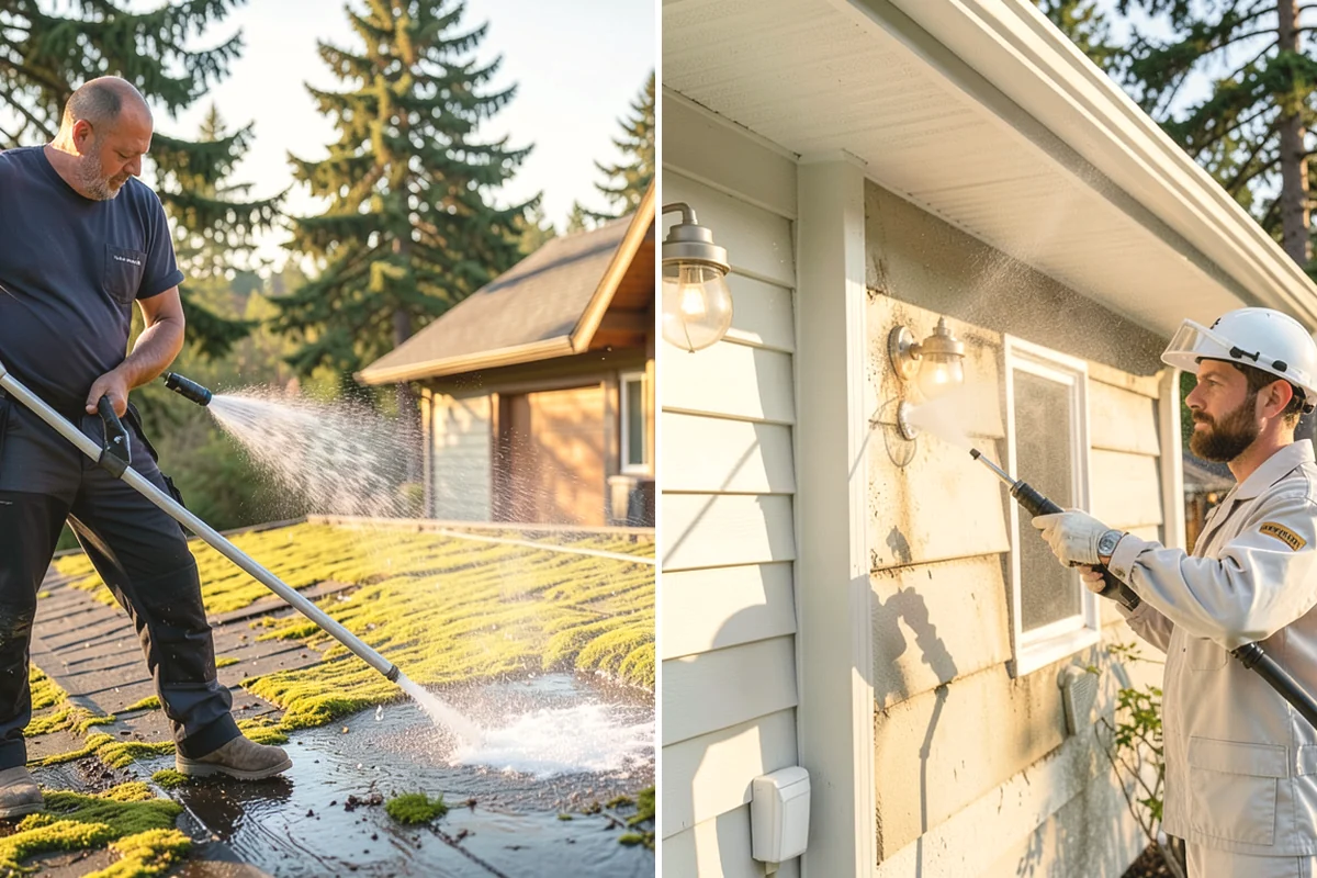 Exterior House Cleaning in Carnation, King County, WA - Walk the perimeter and map every surface needing attention