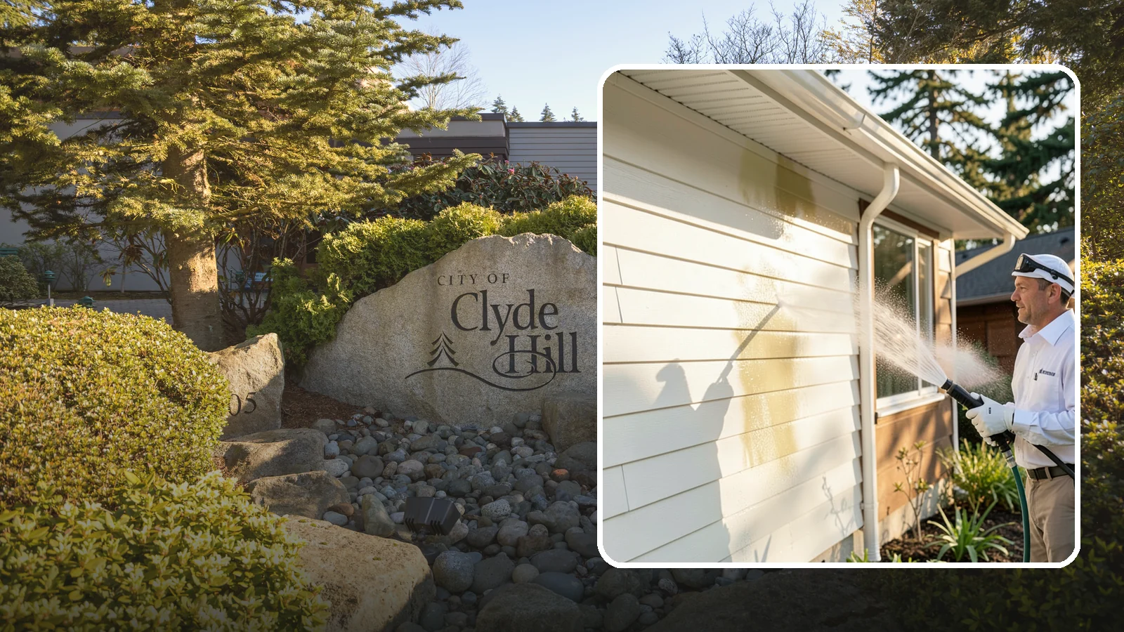Exterior House Cleaning in Clyde Hill, King County, WA - Exterior house cleaning tackles the full outside of your home, from siding and soffits to trim and entry areas dulled by...