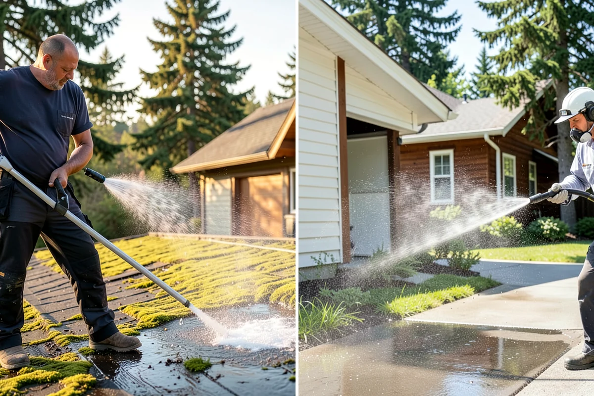 Exterior House Cleaning in Concrete, Skagit County, WA - Walk the perimeter and map every surface needing attention
