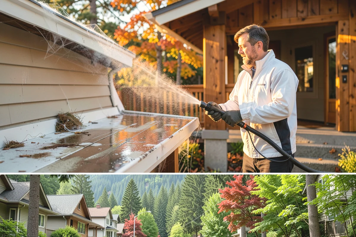 Exterior House Cleaning in Darrington, Snohomish County, WA - Plan for the warmer months of late spring to early autumn when surfaces dry quickly between cleaning steps.