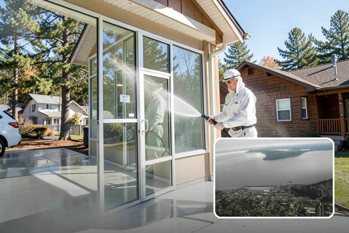 Exterior House Cleaning in Des Moines, King County, WA - Covers the whole envelope, not just the obvious walls
