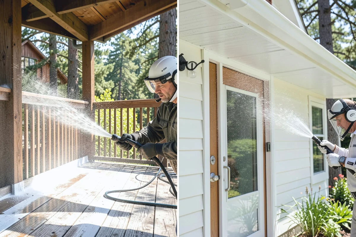 Exterior House Cleaning in Des Moines, King County, WA - Walk the perimeter and map every surface needing attention