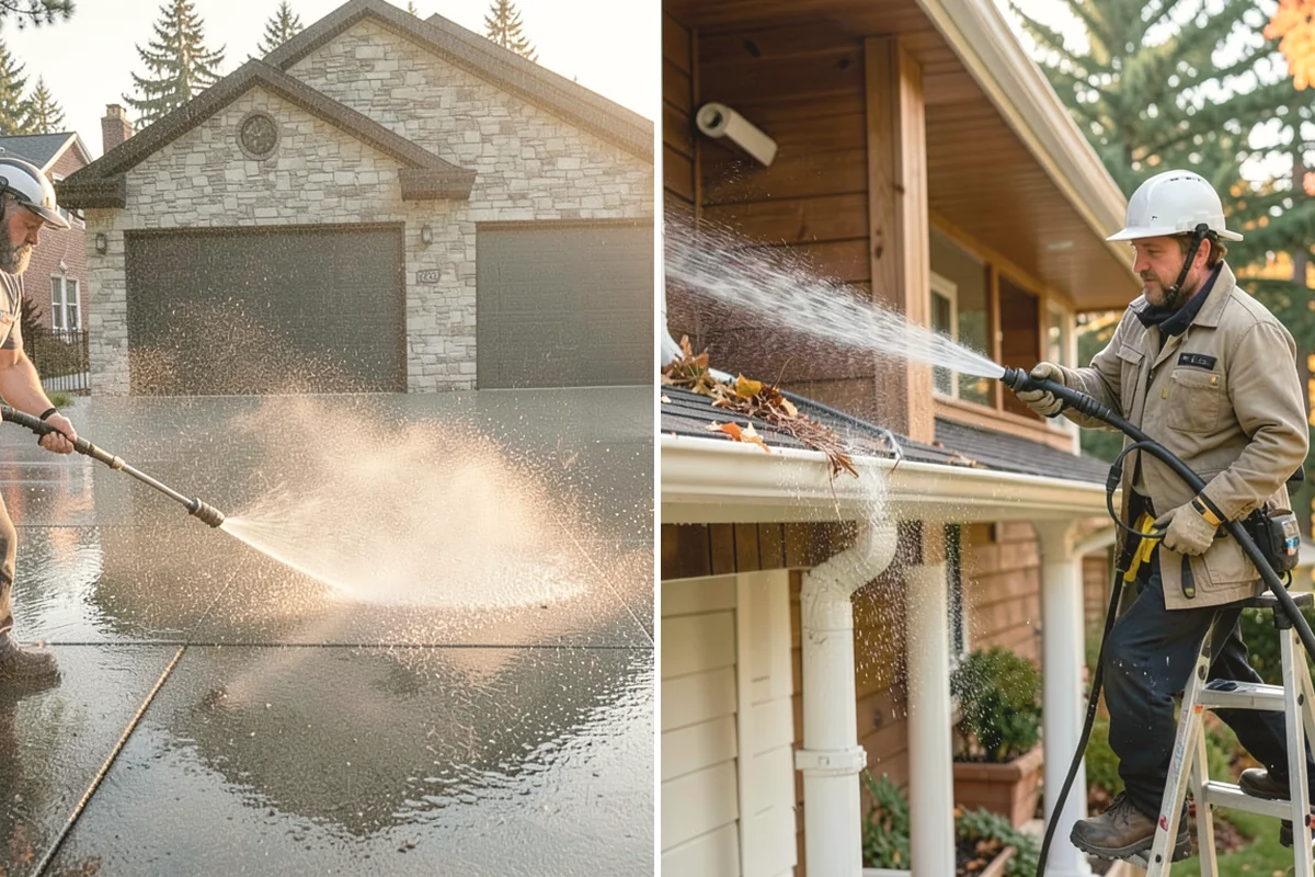 Exterior House Cleaning in Duvall, King County, WA - Walk the perimeter and map every surface needing attention