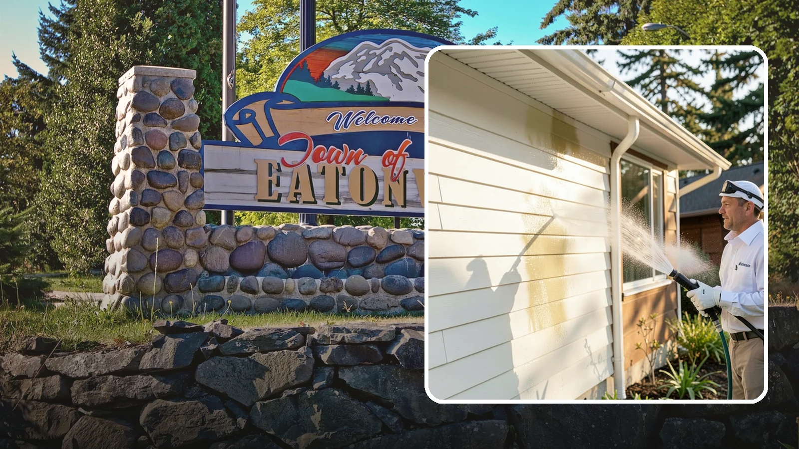 Exterior House Cleaning in Eatonville, Pierce County, WA - Exterior house cleaning tackles the full outside of your home, from siding and soffits to trim and entry areas dulled by...