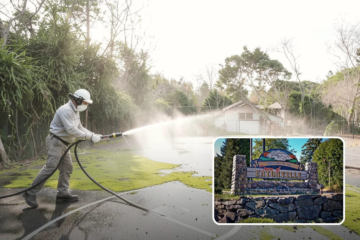 Exterior House Cleaning in Eatonville, Pierce County, WA - Covers the whole envelope, not just the obvious walls