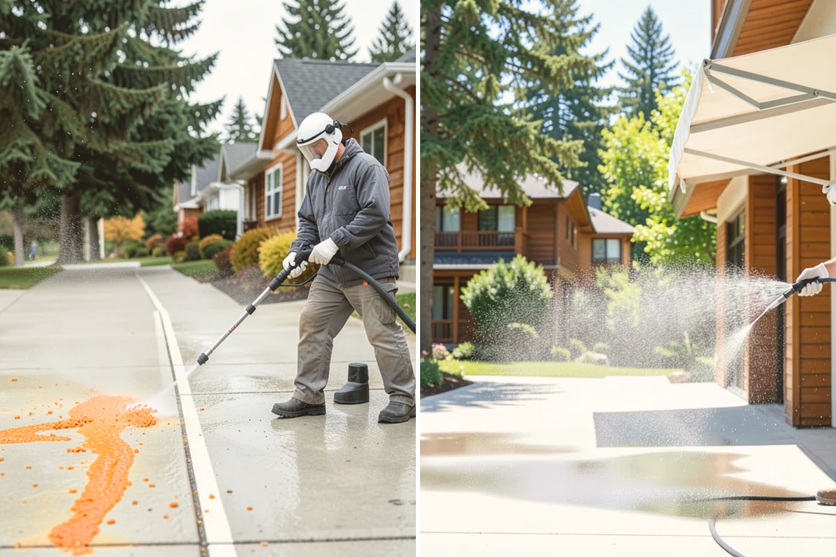 Exterior House Cleaning in Eatonville, Pierce County, WA - Walk the perimeter and map every surface needing attention