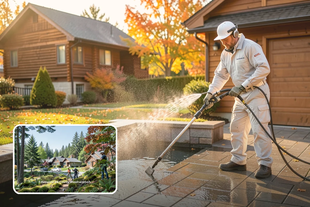 Exterior House Cleaning in Edgewood, Pierce County, WA - Covers the whole envelope, not just the obvious walls