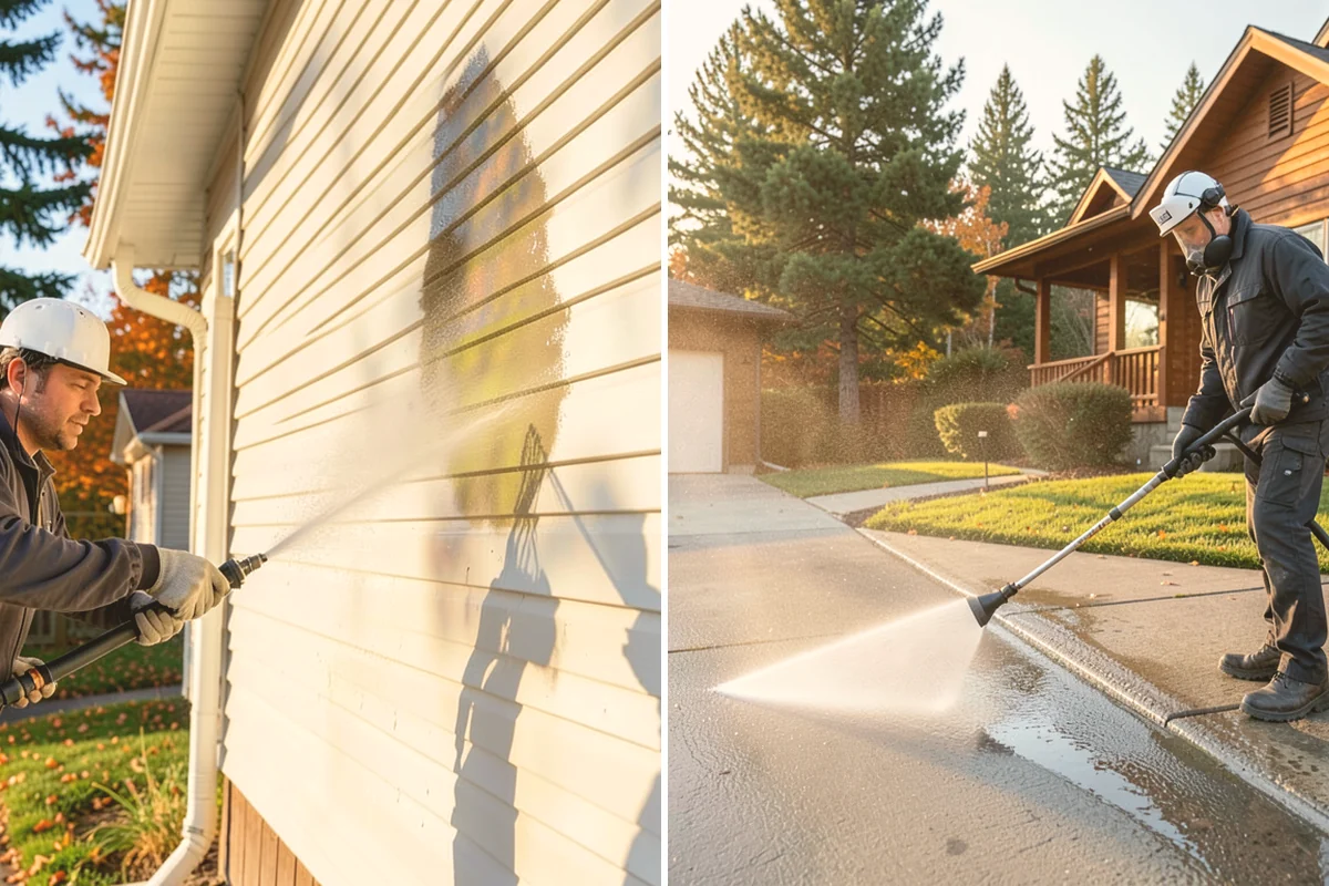 Exterior House Cleaning in Edmonds, Snohomish County, WA - Walk the perimeter and map every surface needing attention