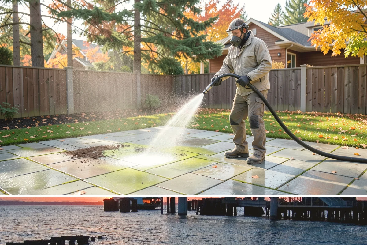 Exterior House Cleaning in Edmonds, Snohomish County, WA - Plan for the warmer months of late spring to early autumn when surfaces dry quickly between cleaning steps.
