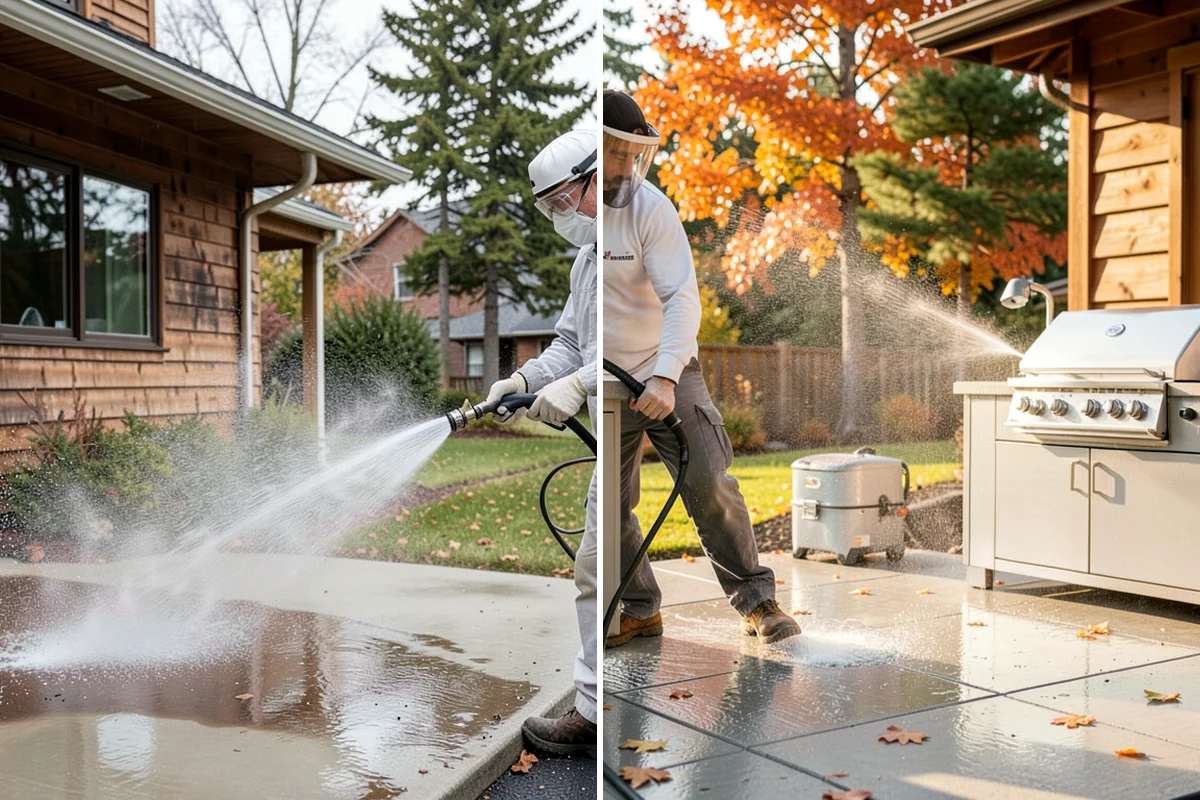 Exterior House Cleaning in Federal Way, King County, WA - Walk the perimeter and map every surface needing attention