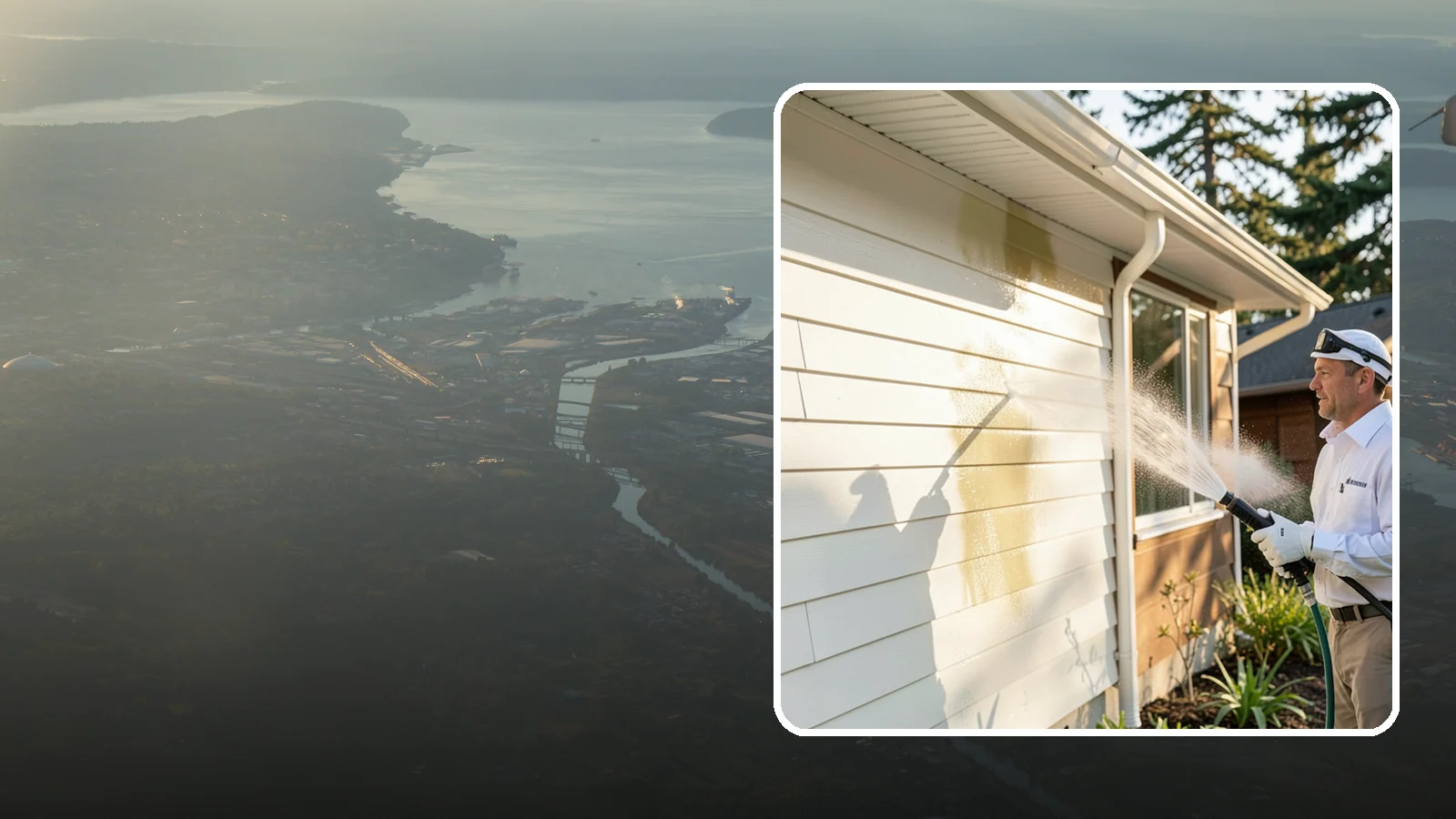 Exterior House Cleaning in Fife, Pierce County, WA - Exterior house cleaning tackles the full outside of your home, from siding and soffits to trim and entry areas dulled by...