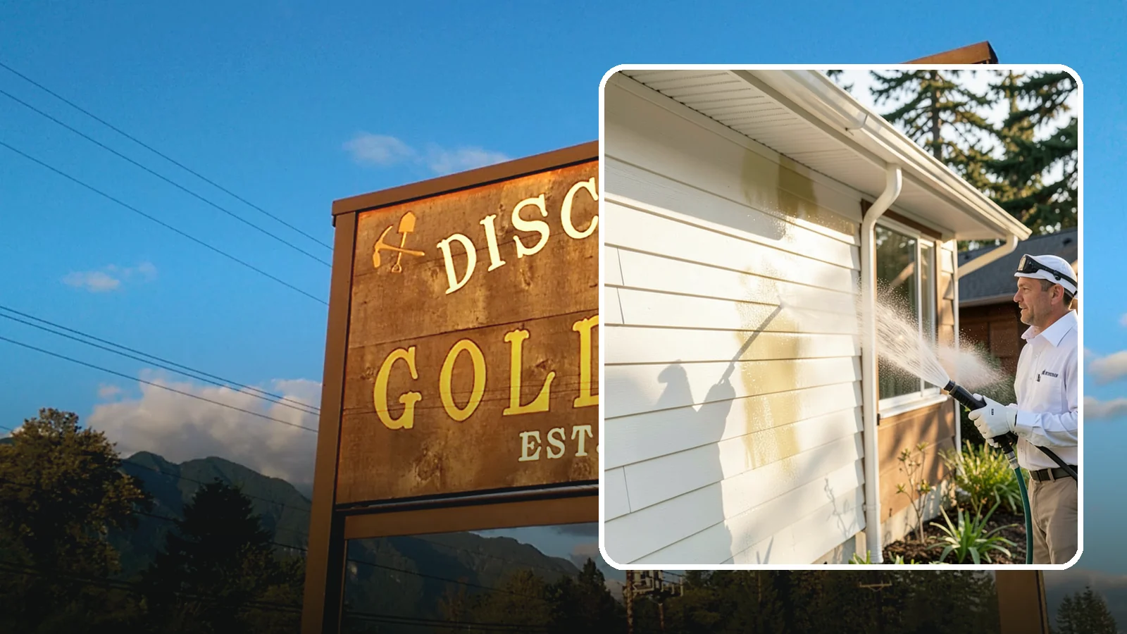 Exterior House Cleaning in Gold Bar, Snohomish County, WA - Exterior house cleaning tackles the full outside of your home, from siding and soffits to trim and entry areas dulled by...
