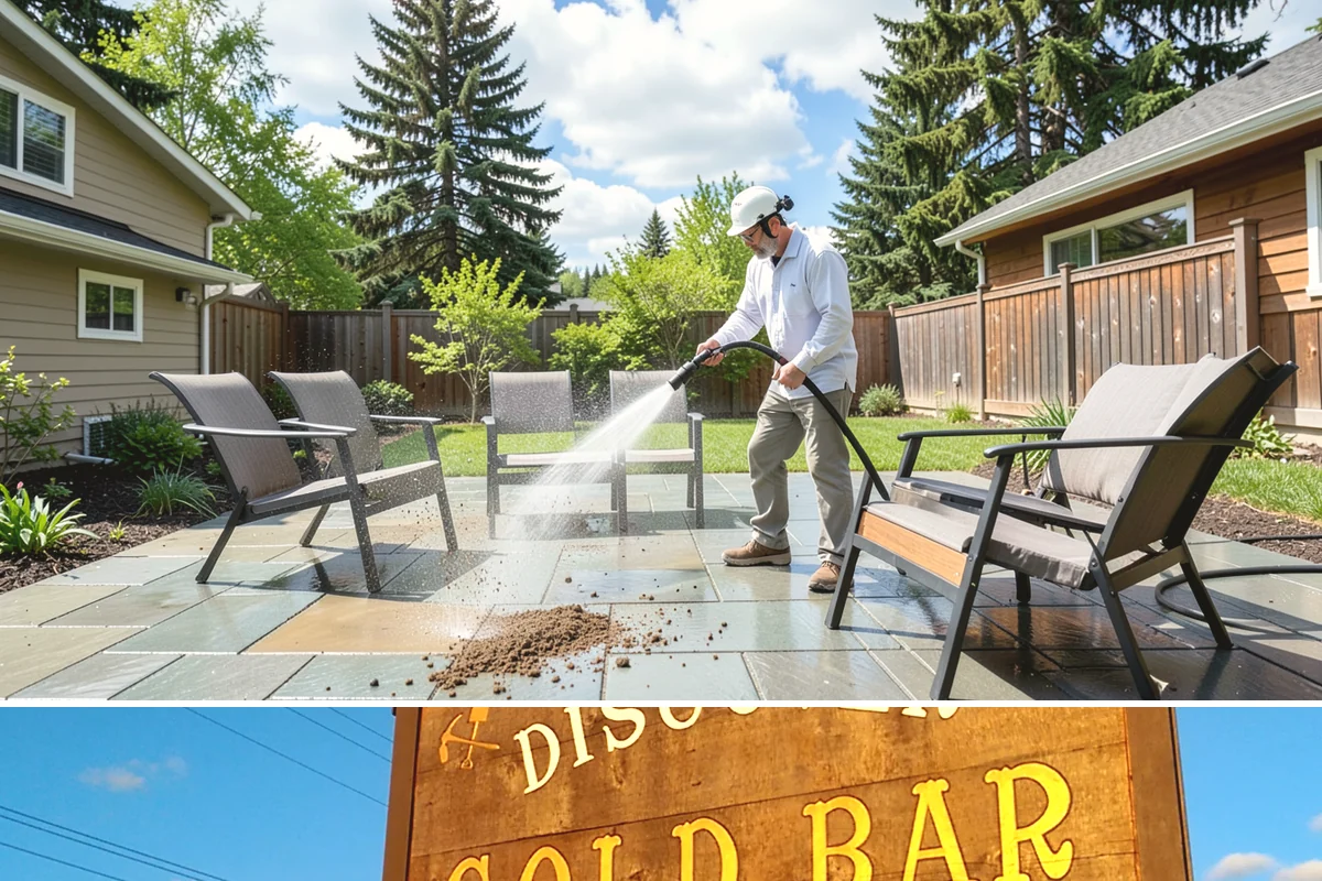 Exterior House Cleaning in Gold Bar, Snohomish County, WA - Plan for the warmer months of late spring to early autumn when surfaces dry quickly between cleaning steps.