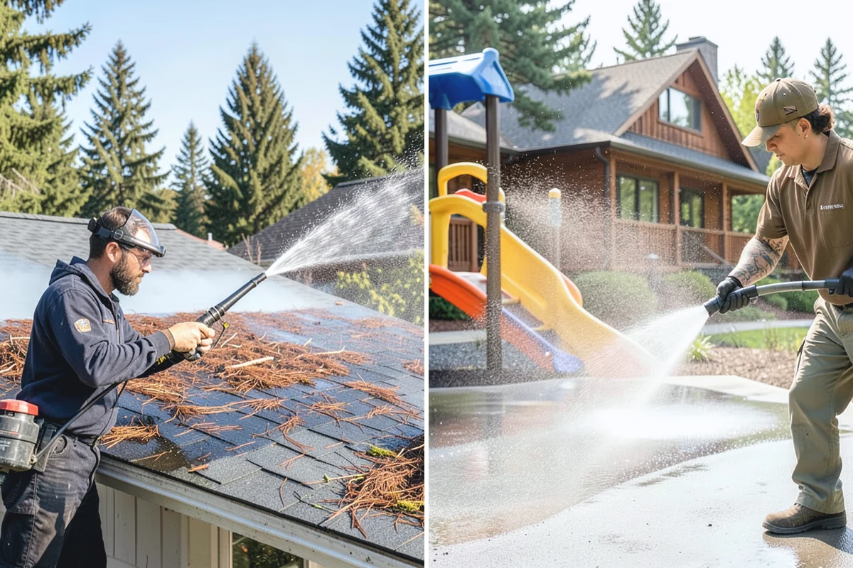 Exterior House Cleaning in Granite Falls, Snohomish County, WA - Walk the perimeter and map every surface needing attention