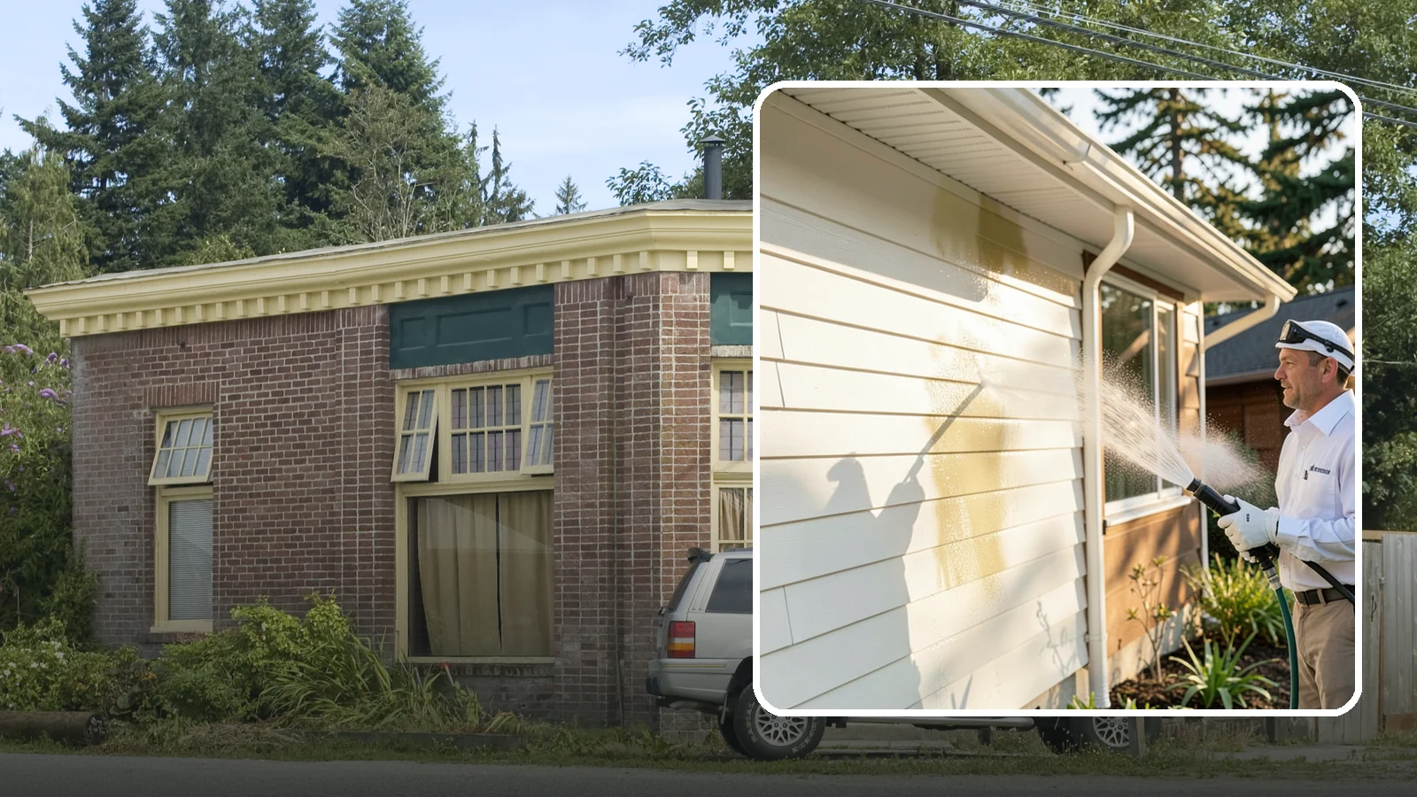 Exterior House Cleaning in Hamilton, Skagit County, WA - Exterior house cleaning tackles the full outside of your home, from siding and soffits to trim and entry areas dulled by...
