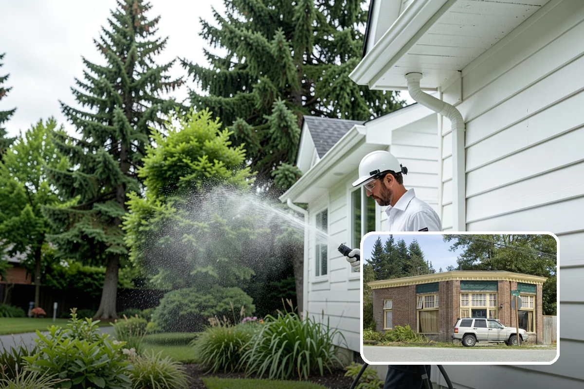 Exterior House Cleaning in Hamilton, Skagit County, WA - Covers the whole envelope, not just the obvious walls