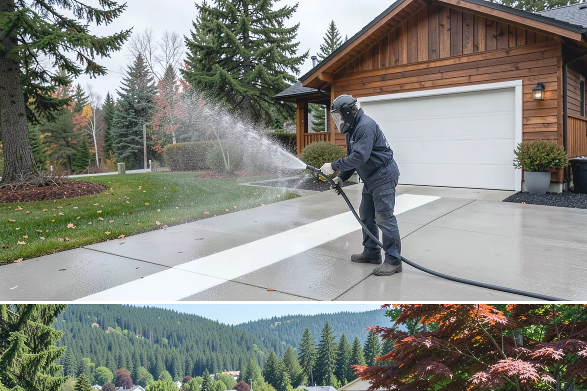 Exterior House Cleaning in Index, Snohomish County, WA - Plan for the warmer months of late spring to early autumn when surfaces dry quickly between cleaning steps.