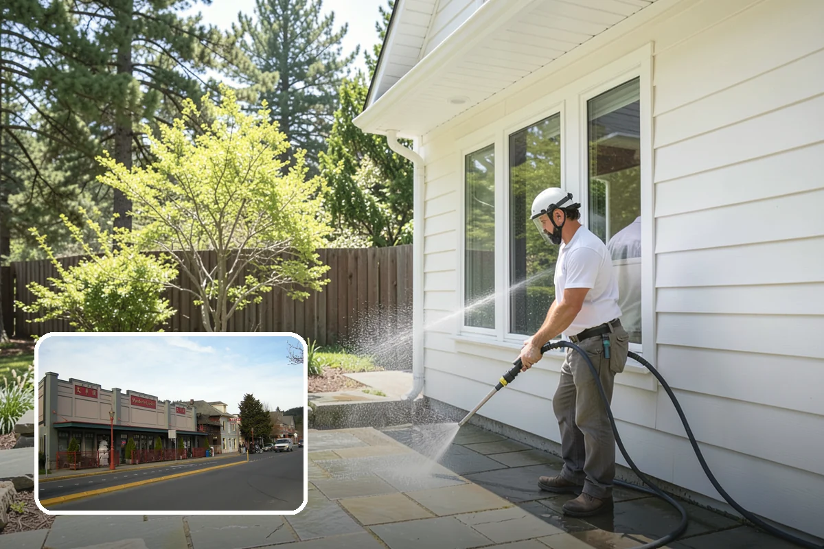 Exterior House Cleaning in Issaquah, King County, WA - Covers the whole envelope, not just the obvious walls