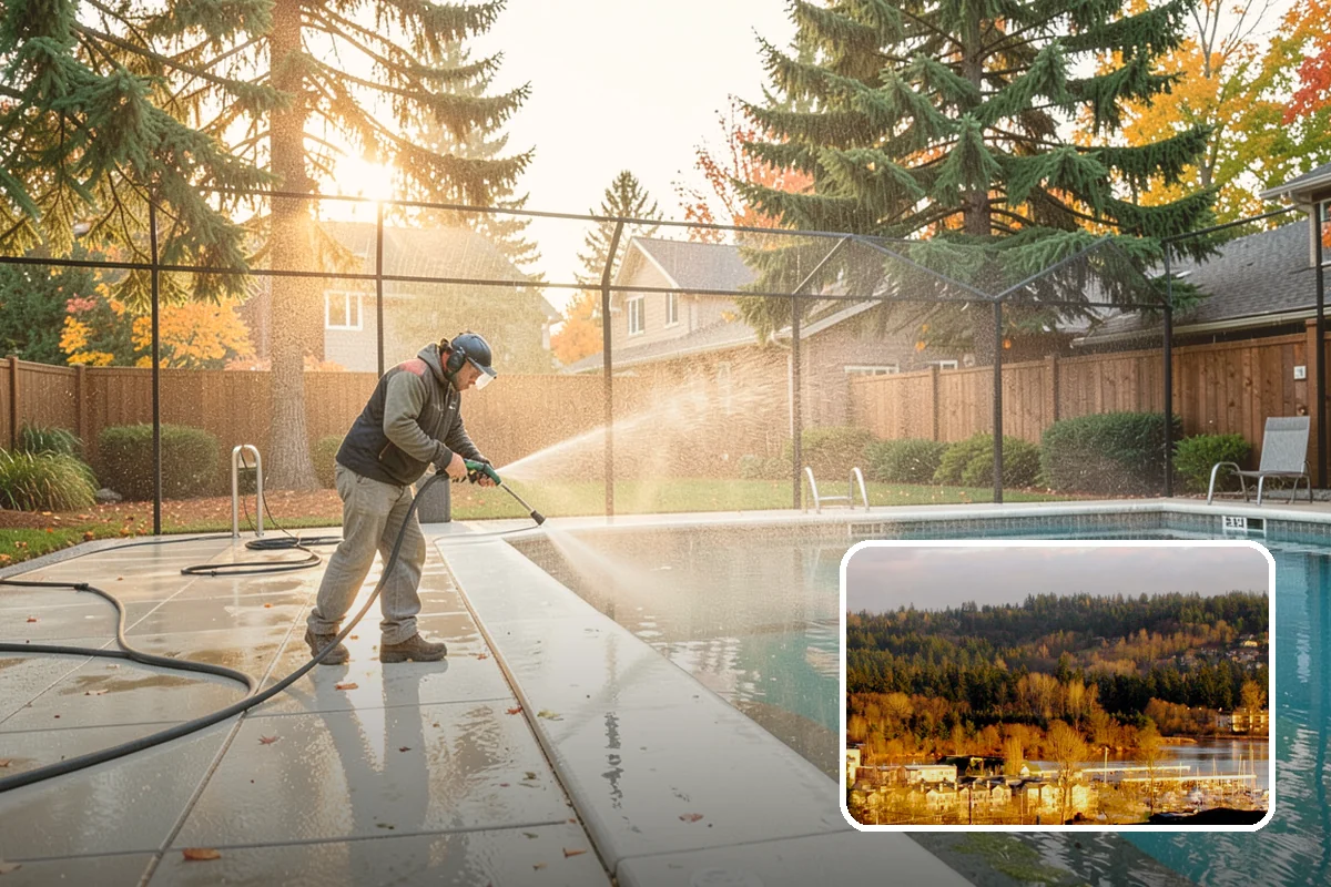 Exterior House Cleaning in Kenmore, King County, WA - Covers the whole envelope, not just the obvious walls
