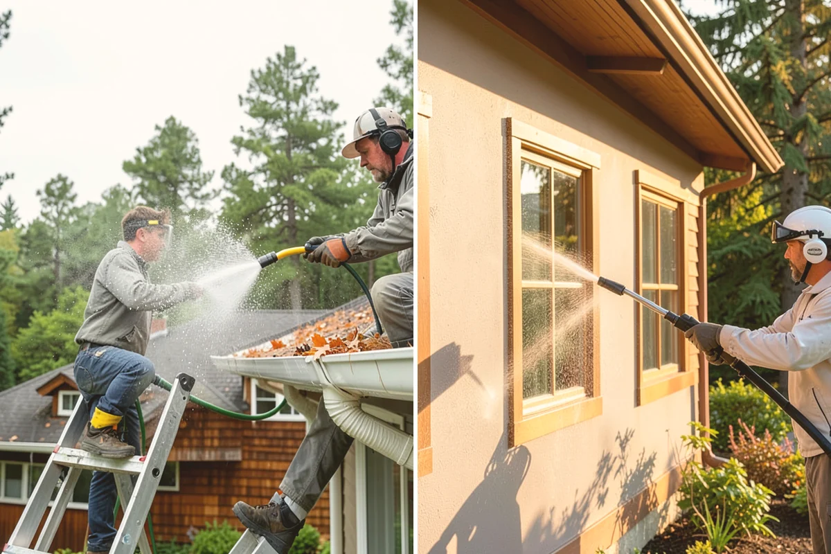 Exterior House Cleaning in Kent, King County, WA - Walk the perimeter and map every surface needing attention