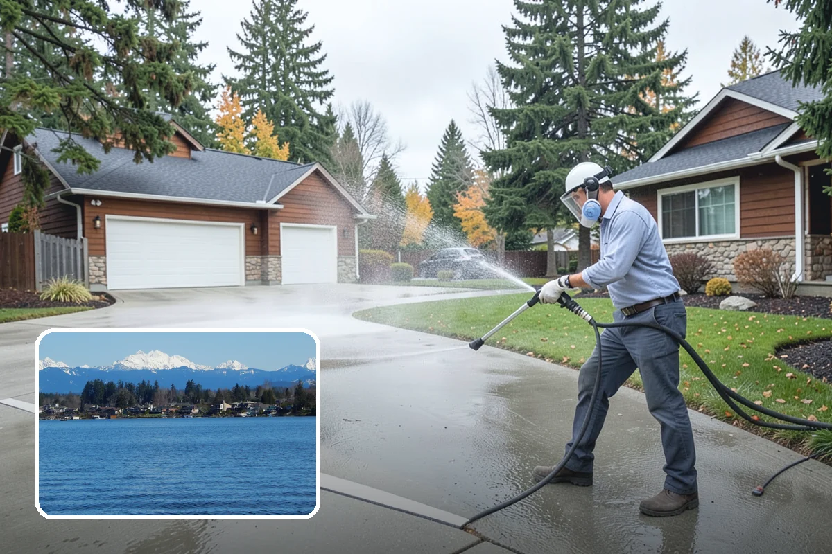 Exterior House Cleaning in Lake Stevens, Snohomish County, WA - Covers the whole envelope, not just the obvious walls
