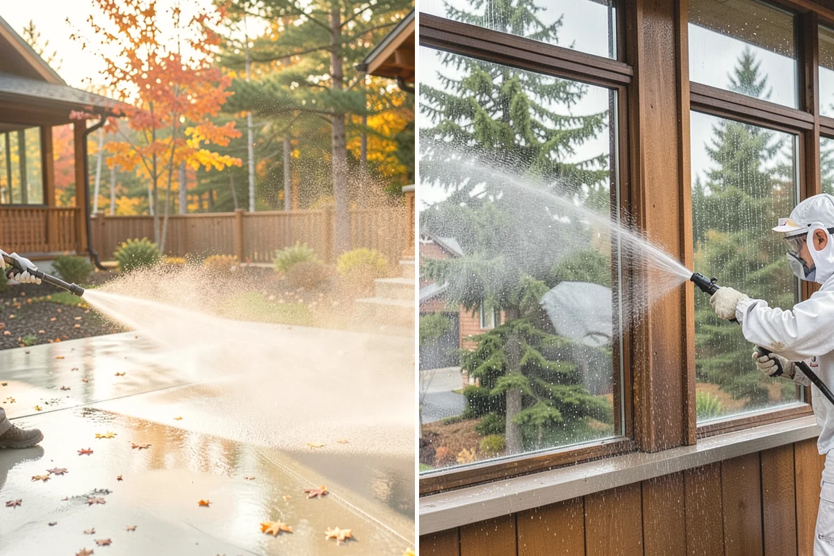 Exterior House Cleaning in Lake Stevens, Snohomish County, WA - Walk the perimeter and map every surface needing attention