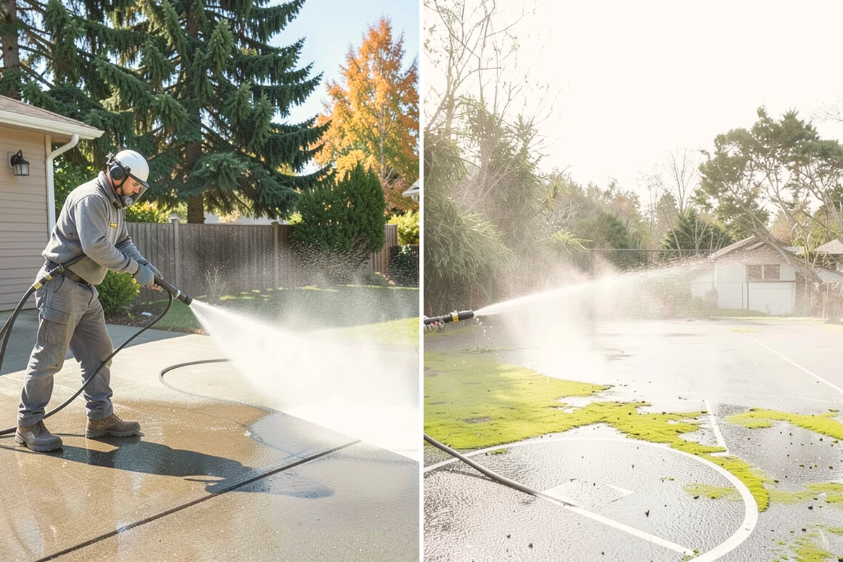 Exterior House Cleaning in Langley, Island County, WA - Walk the perimeter and map every surface needing attention
