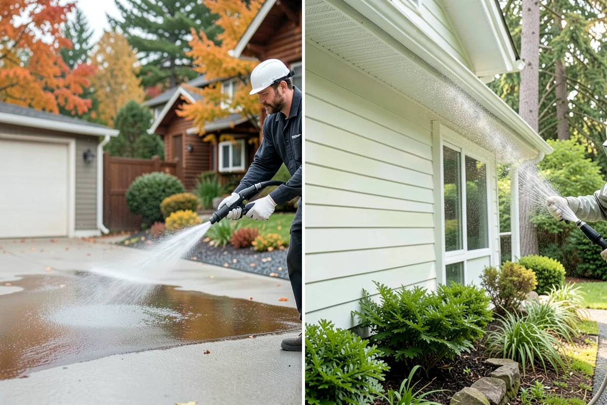 Exterior House Cleaning in Lyman, Skagit County, WA - Walk the perimeter and map every surface needing attention
