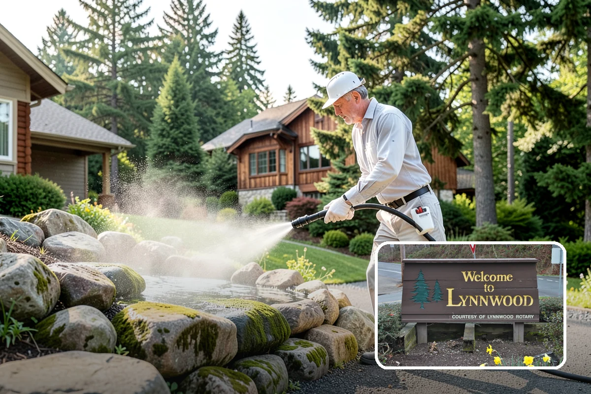 Exterior House Cleaning in Lynnwood, Snohomish County, WA - Covers the whole envelope, not just the obvious walls
