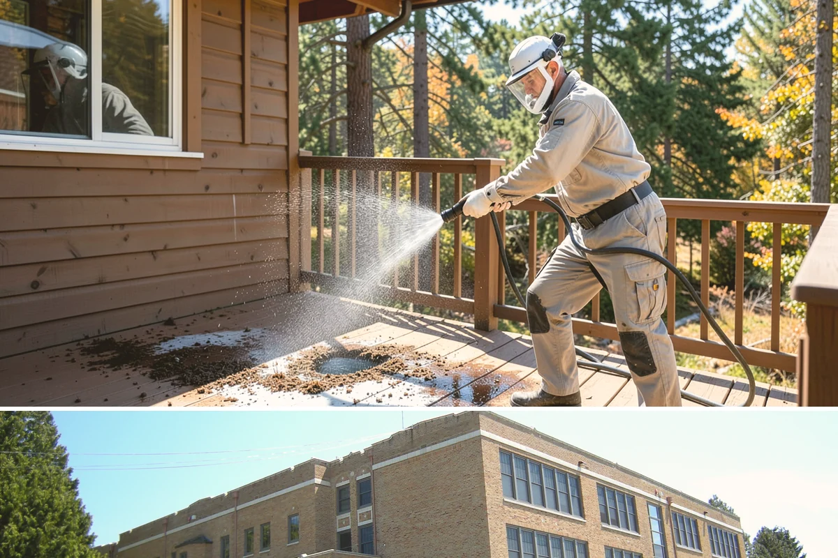 Exterior House Cleaning in Maple Valley, King County, WA - Plan for the warmer months of late spring to early autumn when surfaces dry quickly between cleaning steps.