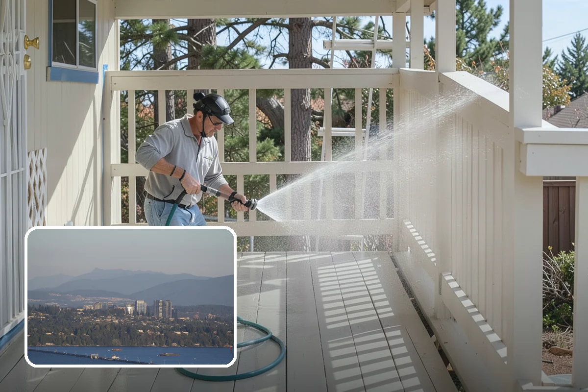 Exterior House Cleaning in Medina, King County, WA - Covers the whole envelope, not just the obvious walls