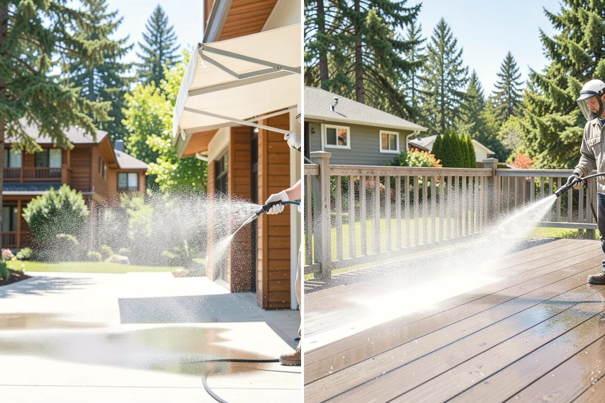 Exterior House Cleaning in Monroe, Snohomish County, WA - Walk the perimeter and map every surface needing attention