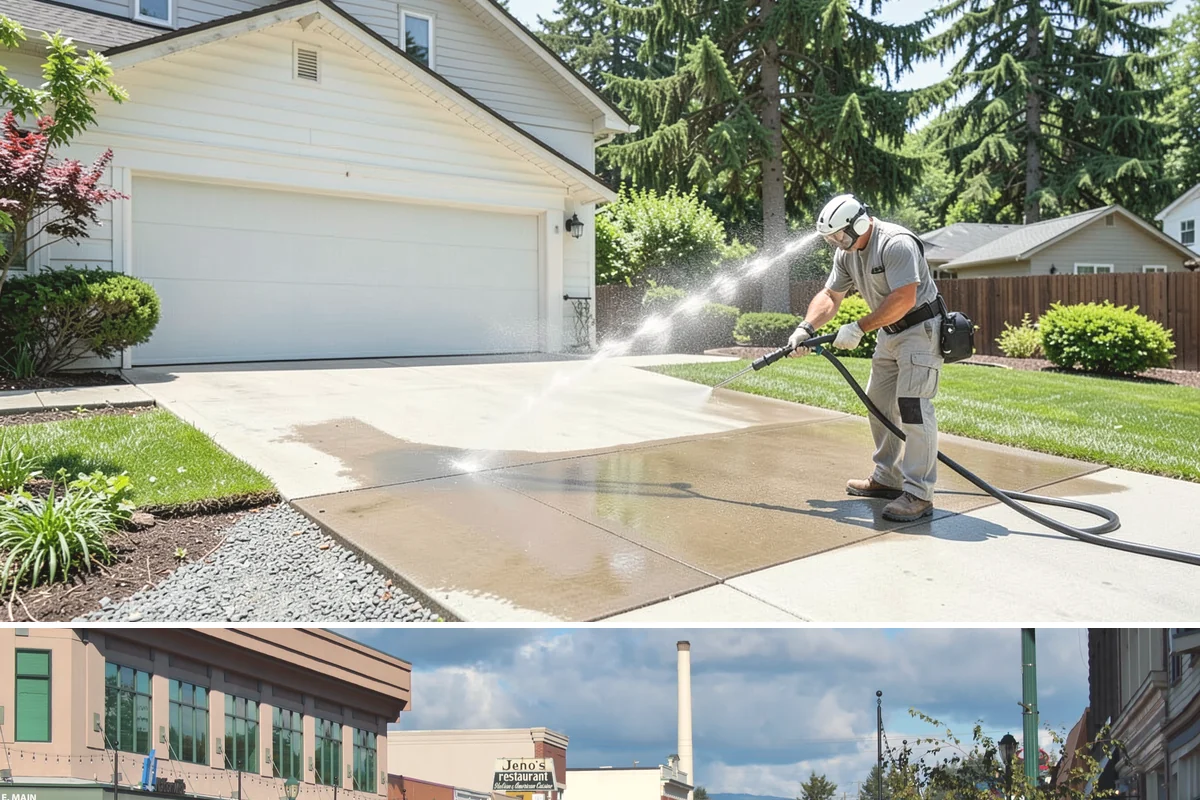 Exterior House Cleaning in Monroe, Snohomish County, WA - Plan for the warmer months of late spring to early autumn when surfaces dry quickly between cleaning steps.