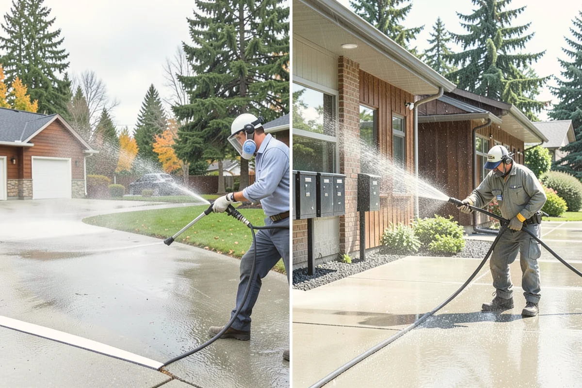 Exterior House Cleaning in Mount Vernon, Skagit County, WA - Walk the perimeter and map every surface needing attention