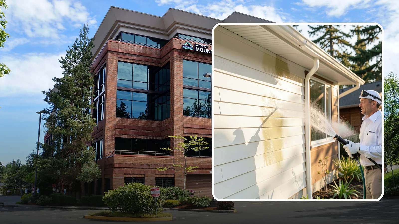 Exterior House Cleaning in Mountlake Terrace, Snohomish County, WA - Exterior house cleaning tackles the full outside of your home, from siding and soffits to trim and entry areas dulled by...
