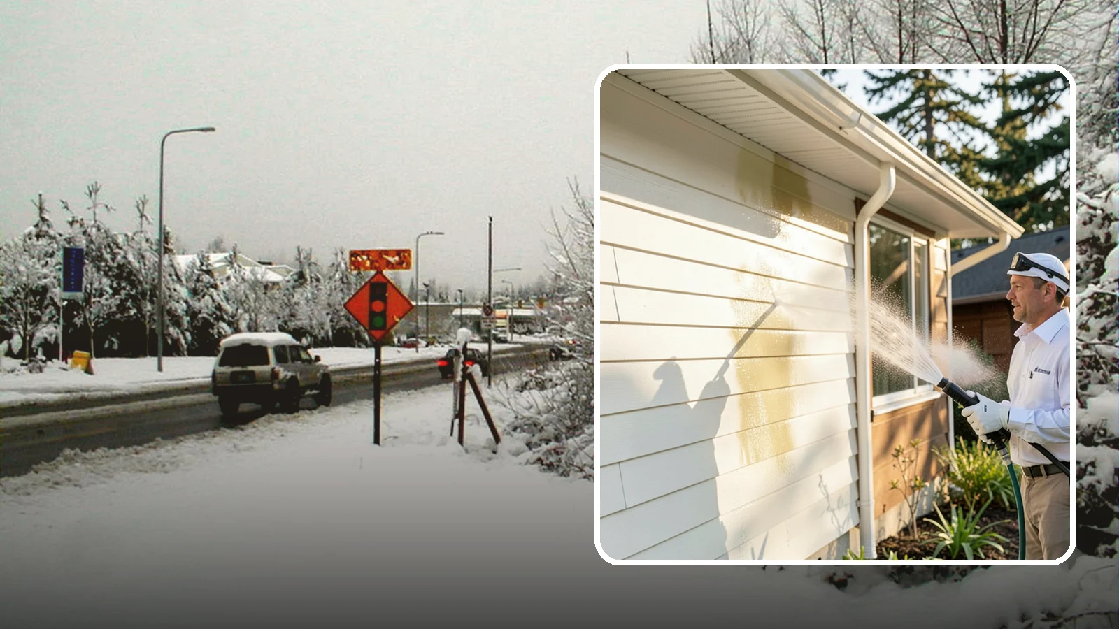 Exterior House Cleaning in Newcastle, King County, WA - Exterior house cleaning tackles the full outside of your home, from siding and soffits to trim and entry areas dulled by...