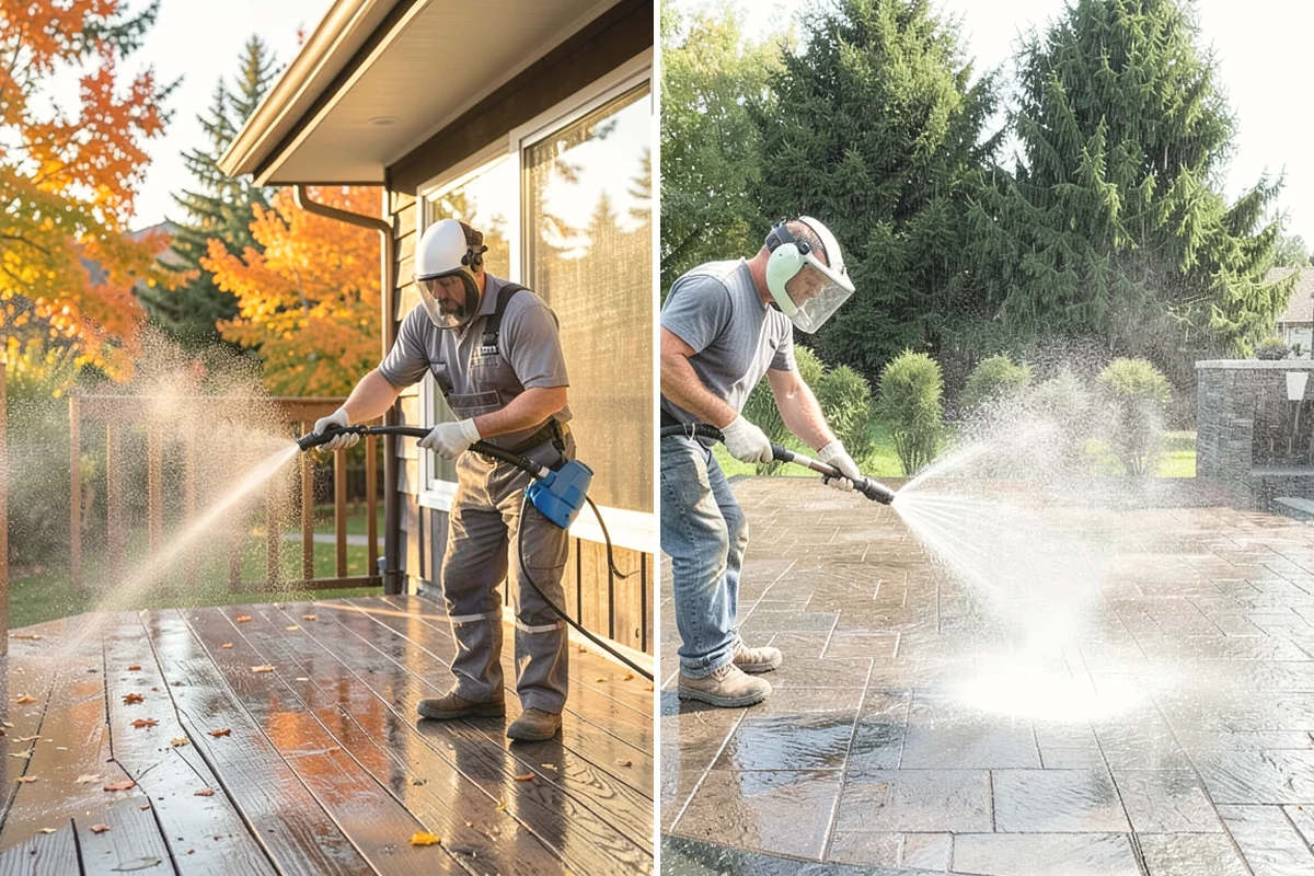 Exterior House Cleaning in Oak Harbor, Island County, WA - Walk the perimeter and map every surface needing attention