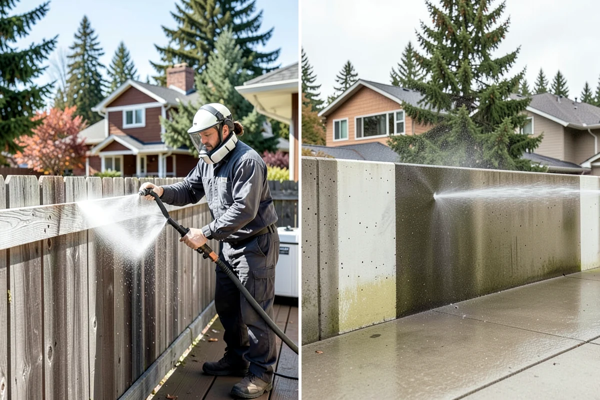 Exterior House Cleaning in Pacific, King County, WA - Walk the perimeter and map every surface needing attention