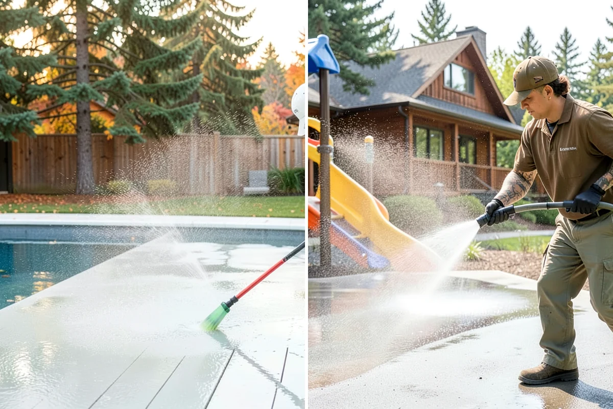 Exterior House Cleaning in Puyallup, Pierce County, WA - Walk the perimeter and map every surface needing attention