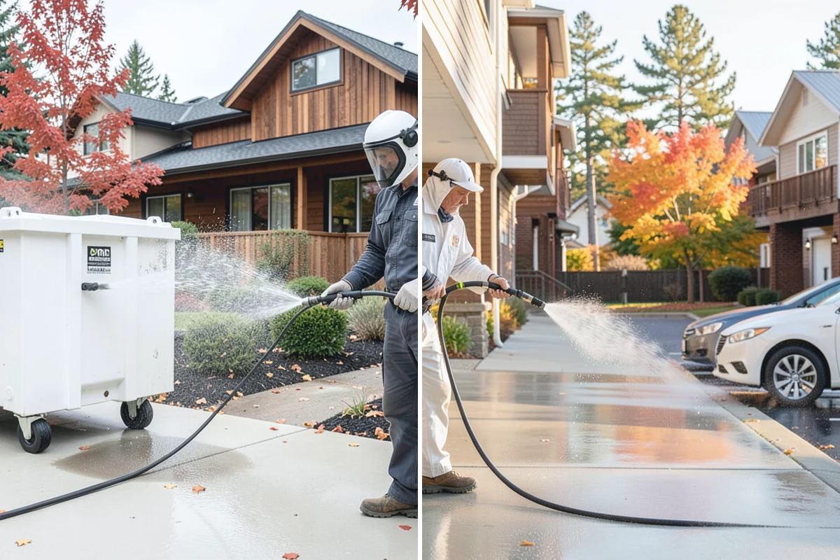 Exterior House Cleaning in Roy, Pierce County, WA - Walk the perimeter and map every surface needing attention